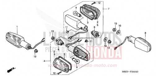 CLIGNOTANT (1) CB600FW de 1998